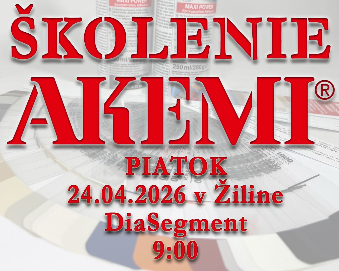 Budúci týždeň v piatok sa vidíme o 9:00, u nás na Starej hradskej v Žiline 🥂
Ak chceš prísť, máme ešte posledné miesta voľné. Tak dlho neváhaj!
Ak si sa prihlásil a niečo ti do toho vošlo a už vieš že neprídeš, daj nám vedieť. 

Tešíme sa na vás 🤝
.
.
.
#akemi #skolenie #diasegment