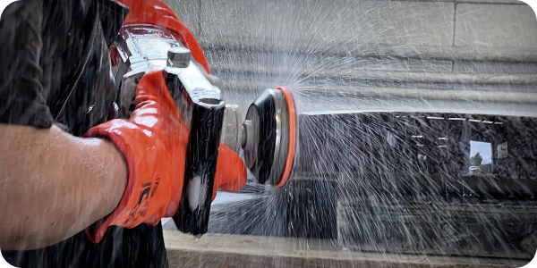 Leštenie kameňa ako profesionál.